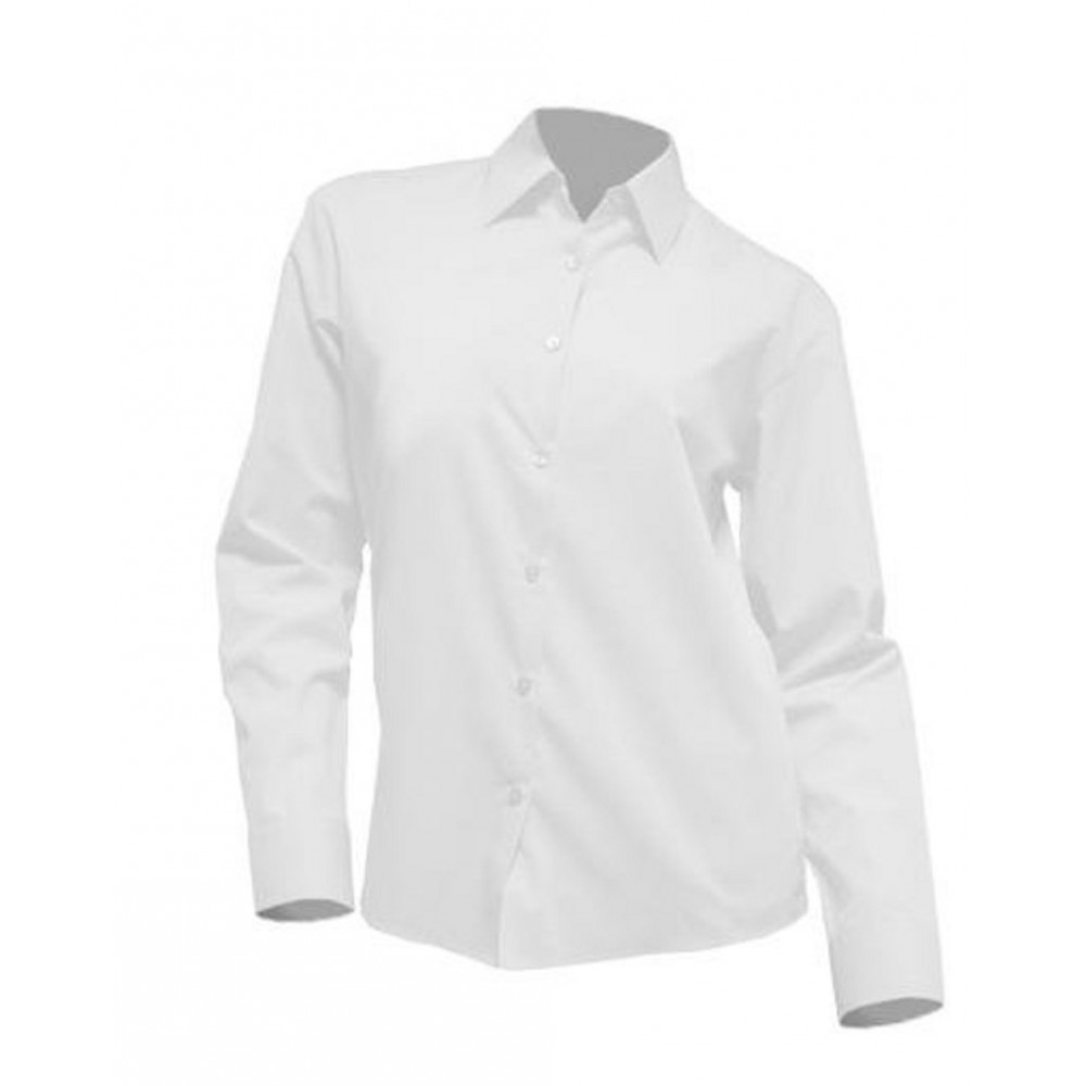 Camisa blanca de larga para mujer | Prendas de calidad Confex